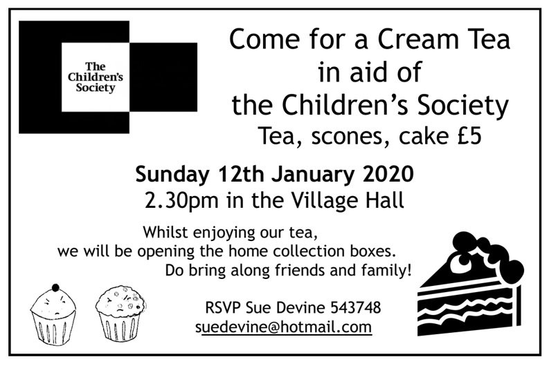 Cream Tea in aid of Children's Society