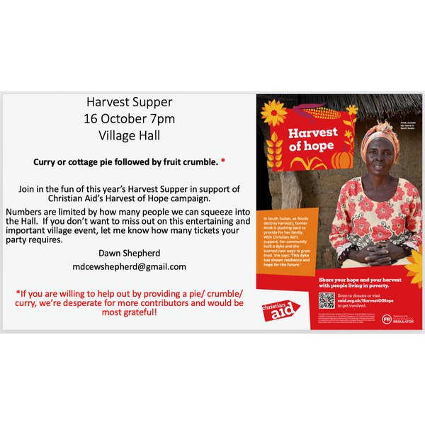 Harvest Supper